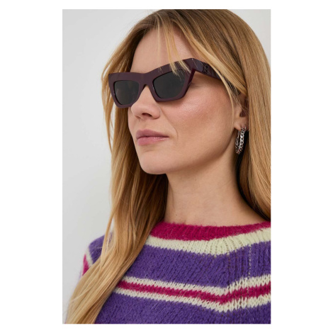 Sluneční brýle Burberry dámské, fialová barva