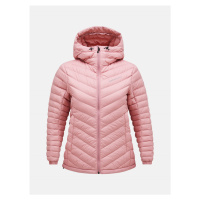 Bunda peak performance w frost down hood jacket růžová