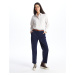 LC Waikiki Belted Waist Carrot Cut Women's Trousers