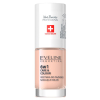 Eveline Cosmetics Nail Therapy Care & Colour kondicionér na nehty 6 v 1 odstín Nude 5 ml