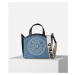 Kabelka karl lagerfeld k/circle sm tote denim modrá