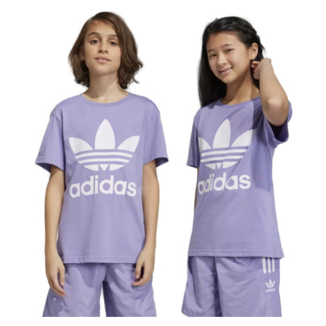 ADIDAS ORIGINALS-TREFOIL TEE-Purple Fialová