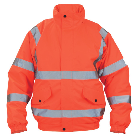 Cerva Cloton Pánská zimní bunda 03010562 oranžová Červa