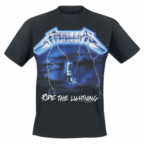 Metallica Ride The Lightning Tričko černá