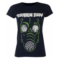 Tričko metal dámské Green Day - Green Mask - ROCK OFF - GDTS05LN