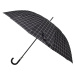 Dlouhý automaticky otevíraný deštník Semiline 2512-2 Black