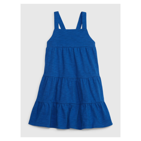 Tmavě modré holčičí žíhané šaty Gap