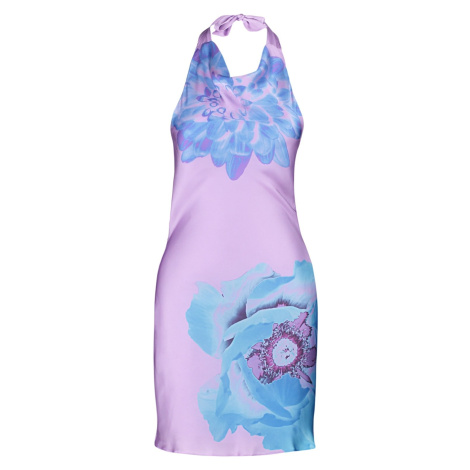 Trendyol Multi Color Degaje Detailní límec Květinový Elegantní Večerní Šaty