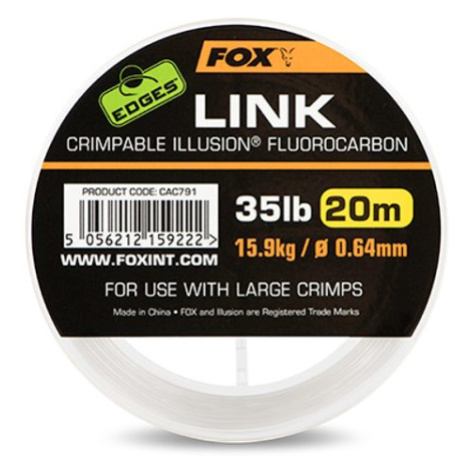 Fox Link Illusion Fluorocarbon 20m - 35lb/0.64mm