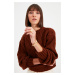 Trendyol Sweater - Braun - Regular fit