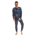 Pánské pyžamo modré model 16167105 - Taro