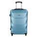 Cestovní plastový kufr Sonrado vel. L, metalická modrá