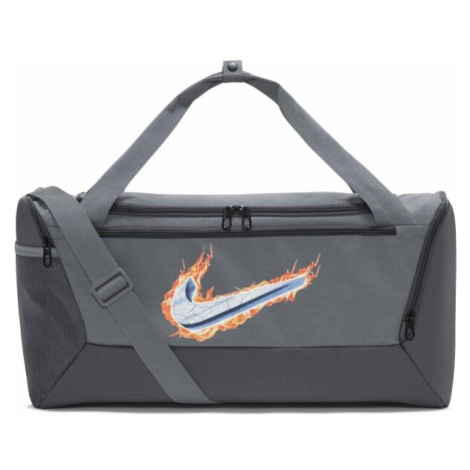 Nike BRASILIA S Sportovní taška, šedá, velikost