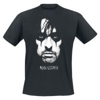 Alice Cooper Portrait Tričko černá