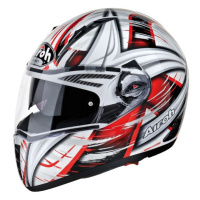 AIROH Pit One XR Roller PTXRO55 helma bílá/černá/červená