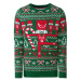 LIVERGY® Pánský vánoční svetr (zelená)