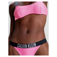 Dámské plavkové kalhotky KW0KW02392 TOZ růžové - Calvin Klein