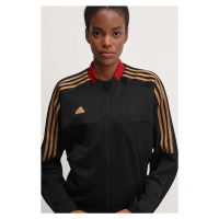 Mikina adidas Tiro dámská, černá barva, s aplikací, IW6798