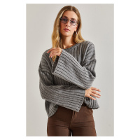 Bianco Lucci Dámský vzorovaný pletený svetr