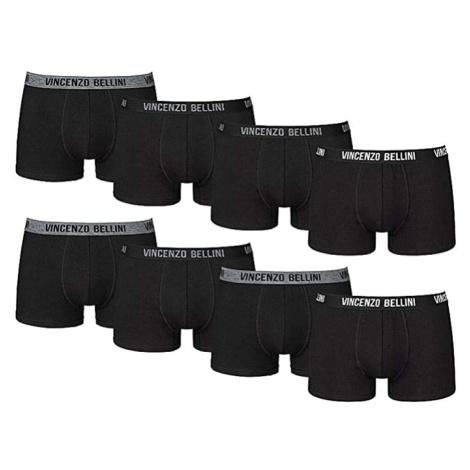 VINCENZO BELLINI Stylové pánské boxerky v dárkovém balení 8ks Barva: Černé barvy