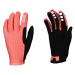 POC Cyklistické rukavice dlouhoprsté - SAVANT MTB - červená/černá