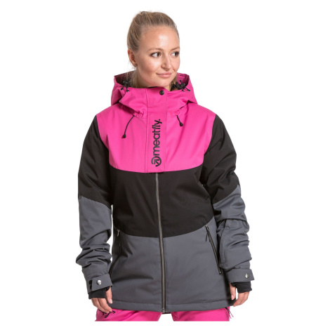 Meatfly dámská SNB & SKI bunda Kirsten Premium Berry Pink | Růžová