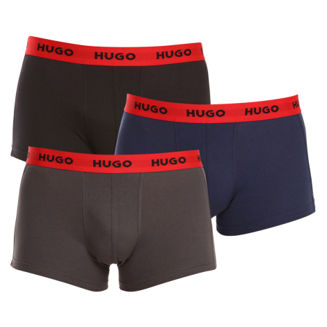 3PACK pánské boxerky HUGO vícebarevné (50469766 031) Hugo Boss