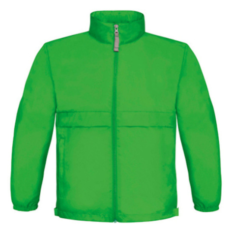 B&amp;C Jacket Sirocco Dětská jarní bunda JK950 Real Green B&C