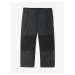 Černé dětské voděodolné kalhoty s povrchovou úpravou Reima Lento