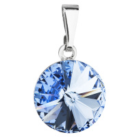 Evolution Group Přívěsek bižuterie se Swarovski krystaly modrý 54001.3 light sapphire