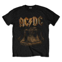 RockOff AC/DC UNISEX tričko s potiskem : BRASS BELLS - černá