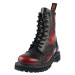 boty kožené unisex - - KMM - Black/Red - 080