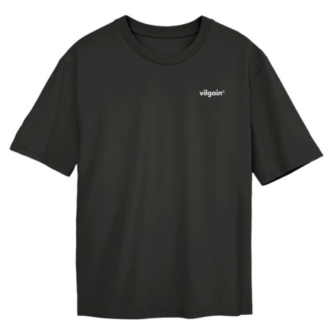 Vilgain Logotype Badge Tee – Black