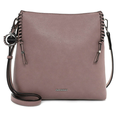 Dámská crossbody kabelka Emily & Noah Flora - starorůžová