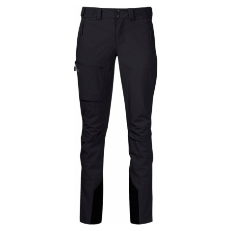 Bergans Breheimen Softshell Women Pants Black/Solid Charcoal Outdoorové kalhoty
