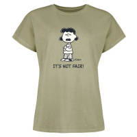 Peanuts Sally Brown - It´s Not Fair! Dámské tričko zelená