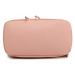 Světle růžový stylový dámský módní batoh Frell Lulu Bags
