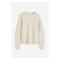 H & M - Pletený svetr - béžová