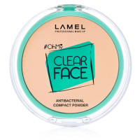 LAMEL OhMy Clear Face kompaktní pudr s antibakteriální přísadou odstín 402 Vanilla 6 g