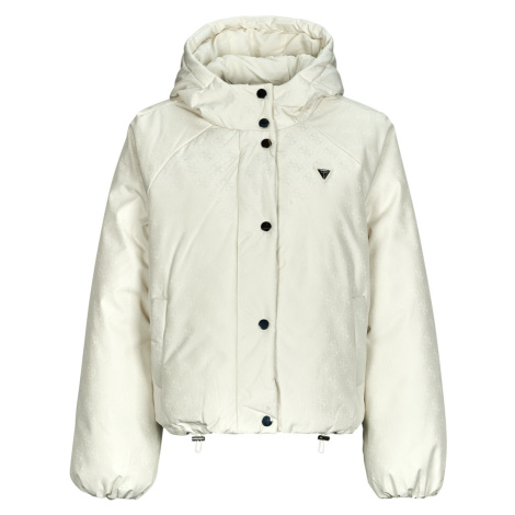 Guess 4G BOXY PUFFER Béžová