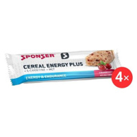 Sponser Cereal Energy PLUS, 4 x 40g, Cranberry