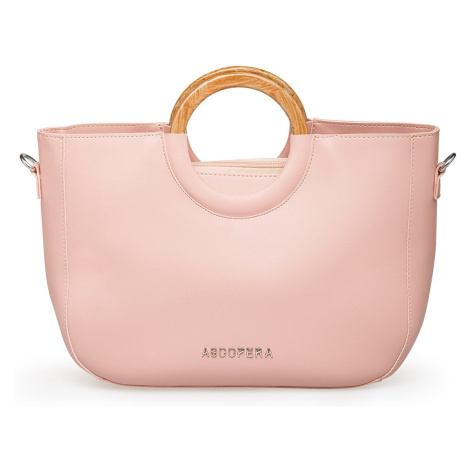 Ascopera dámská kabelka Flabellino; tělově růžová