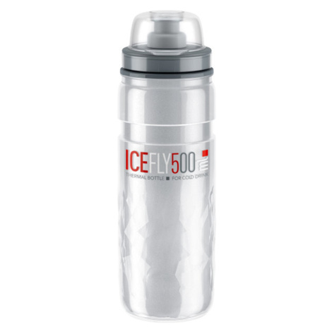 ELITE Cyklistická láhev na vodu - ICE FLY MTB 500 ml - transparentní