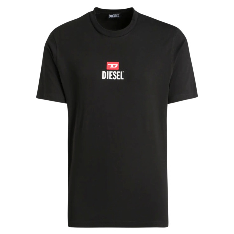 DIESEL D Black tričko