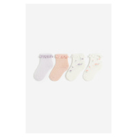 H & M - Ponožky 4 páry - fialová