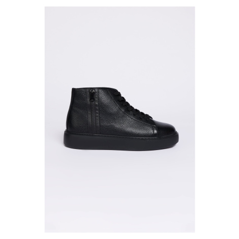 ALTINYILDIZ CLASSICS Pánské černé 100% kožené šněrovací a na zip pohodlné boty s ochranou proti  AC&Co / Altınyıldız Classics