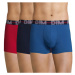 Pánské boxerky 3 ks DIM POWERFUL BOXERS 3x - DIM - červená