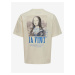 Krémové pánské oversize tričko ONLY & SONS Vinci