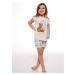 Dívčí pyžamo Cornette Kids Girl 787/105 Good Night kr/r 98-128