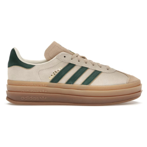 Adidas Gazelle Bold Magic Beige Collegiate Green (Women's)